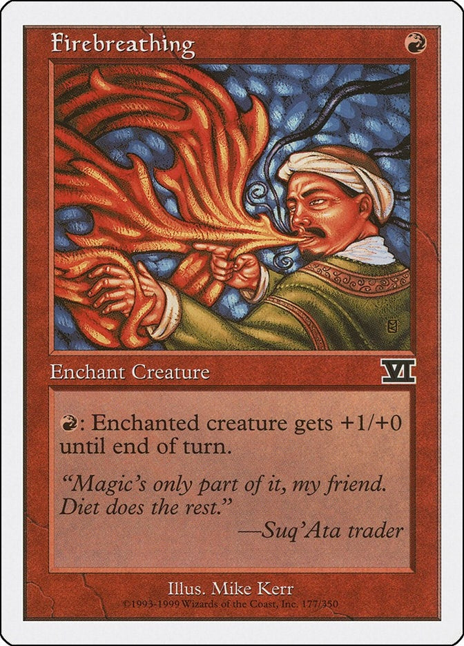 Image for Firebreathing (177) [Classic Sixth Edition] - Magic: The Gathering