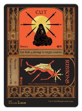 Image for Cut // Ribbons (Foil Etched) (Gold) (367) [Secret Lair Drop Series] - Magic: The Gathering