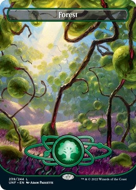 Image for Forest (239) (Borderless) (239) [Unfinity] - Magic: The Gathering