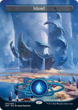 Image for Island (236) (Borderless) (236) [Unfinity] - Magic: The Gathering
