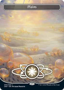 Image for Plains (235) (Borderless) (235) [Unfinity] - Magic: The Gathering