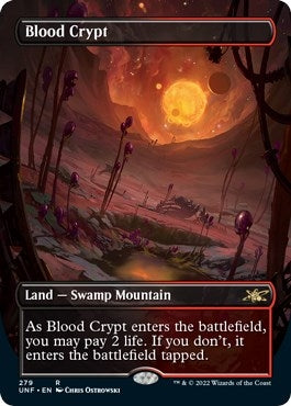 Image for Blood Crypt (Borderless) (279) [Unfinity] - Magic: The Gathering