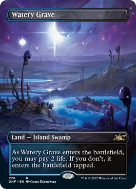 Image for Watery Grave (Borderless) (278) [Unfinity] - Magic: The Gathering