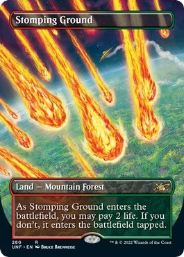 Image for Stomping Ground (Borderless) (280) [Unfinity] - Magic: The Gathering