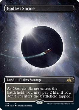 Image for Godless Shrine (Borderless) (282) [Unfinity] - Magic: The Gathering