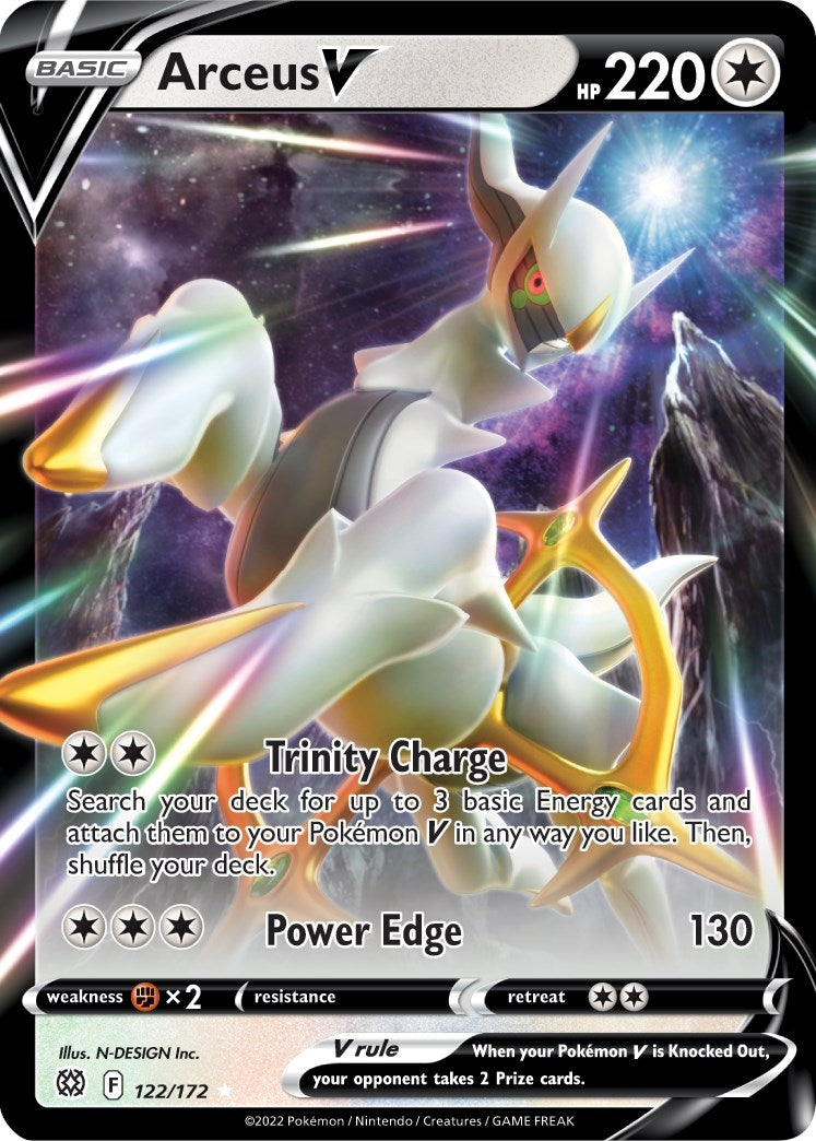Image for Arceus V (122/172) [SWSH09: Brilliant Stars] - Pokemon