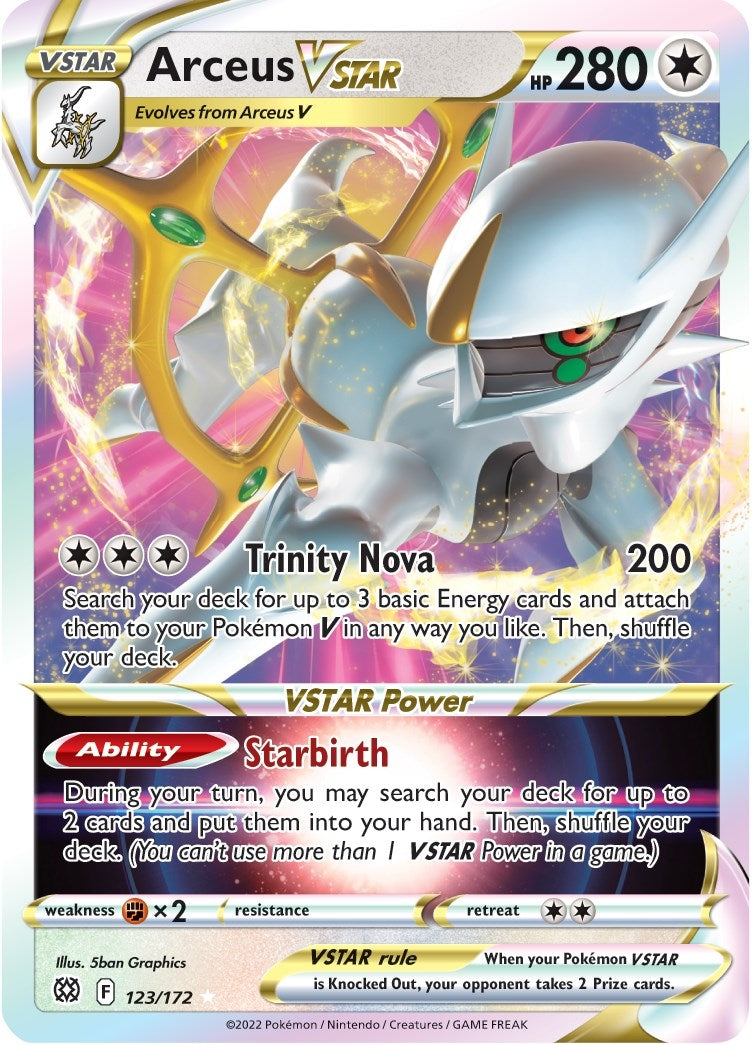 Image for Arceus VSTAR (123/172) [SWSH09: Brilliant Stars] - Pokemon