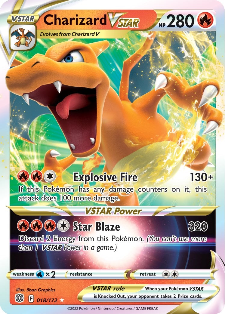 Image for Charizard VSTAR (018/172) [SWSH09: Brilliant Stars] - Pokemon