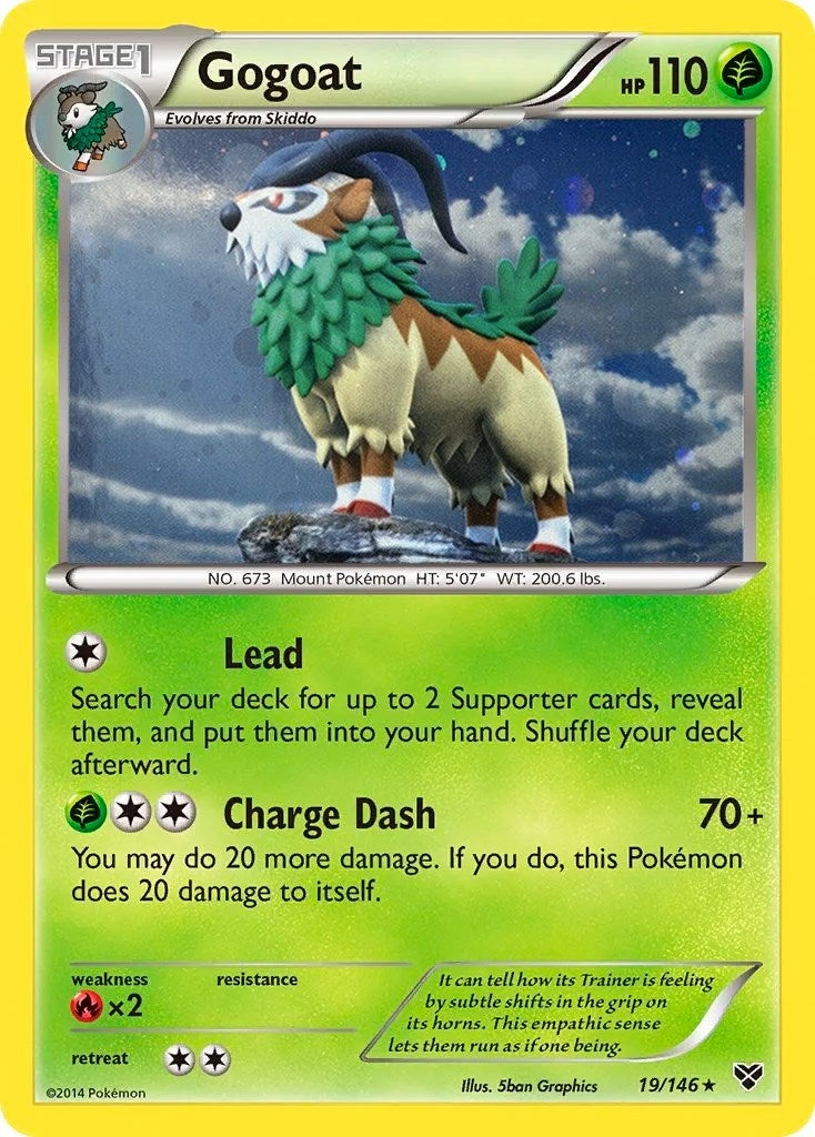 Image for Gogoat - 19/146 (Cosmos Holo) (019/146) [Blister Exclusives] - Pokemon