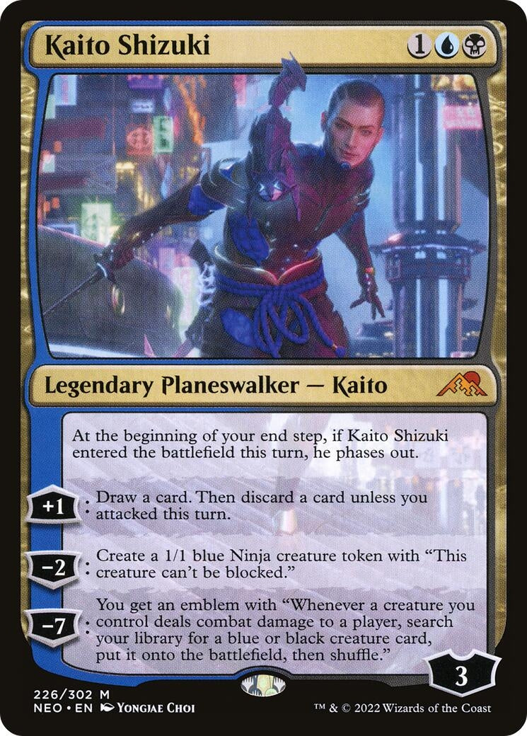Image for Kaito Shizuki (226) [Kamigawa: Neon Dynasty] - Magic: The Gathering