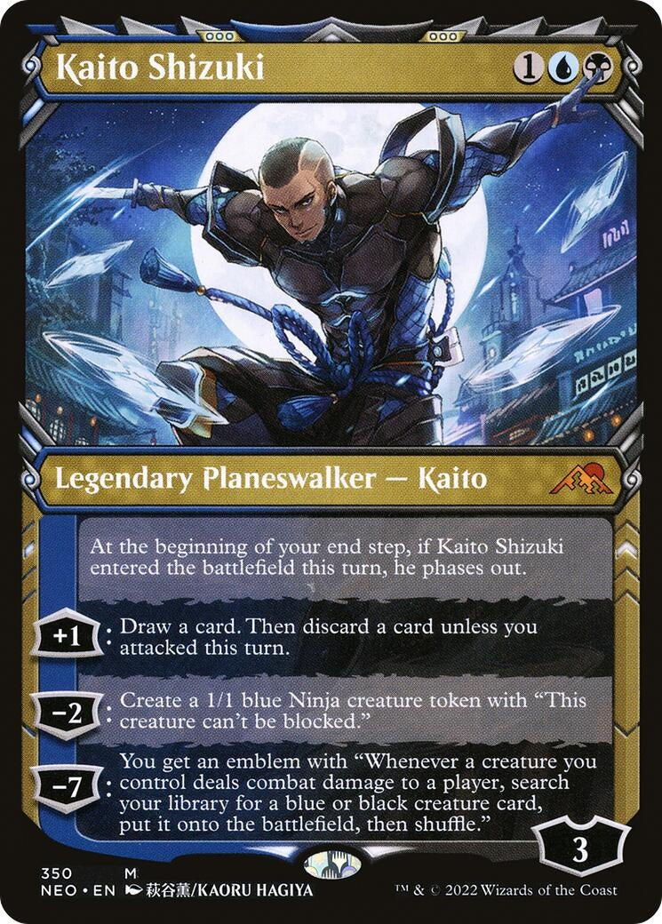 Image for Kaito Shizuki (Showcase) (350) [Kamigawa: Neon Dynasty] - Magic: The Gathering