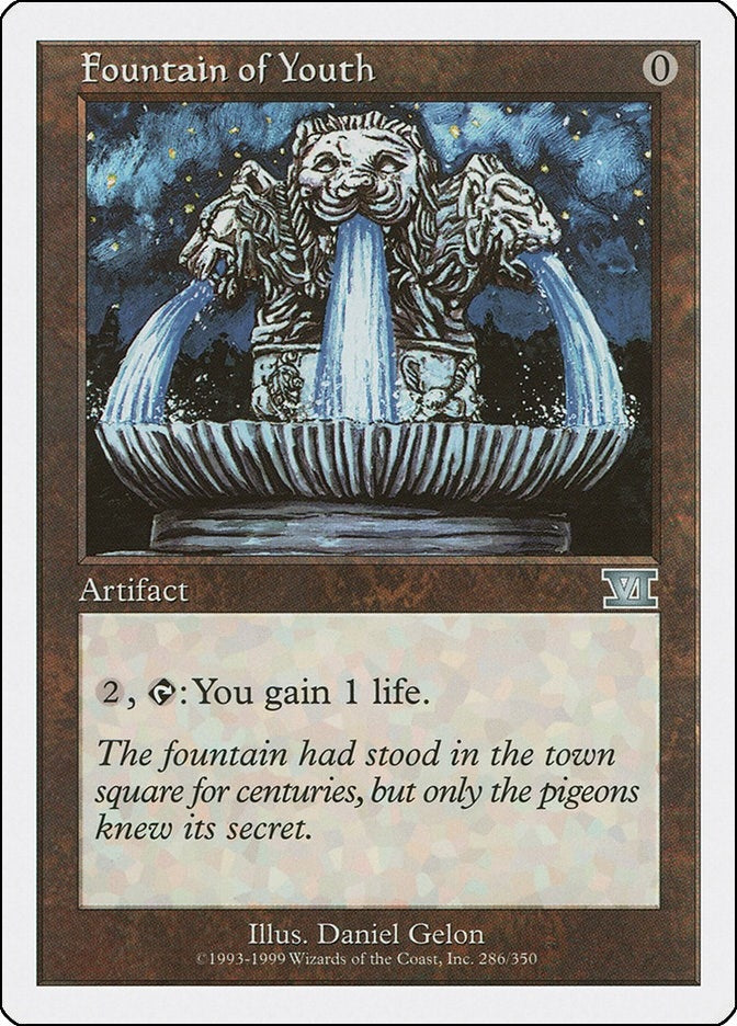 Image for Fountain of Youth (286) [Classic Sixth Edition] - Magic: The Gathering