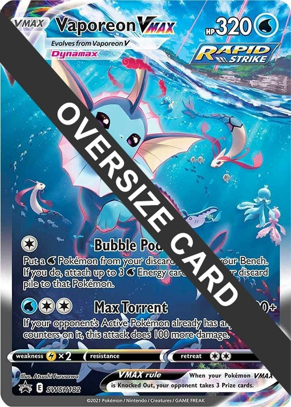 Vaporeon VMAX - SWSH182 (SWSH182) [Jumbo Cards]