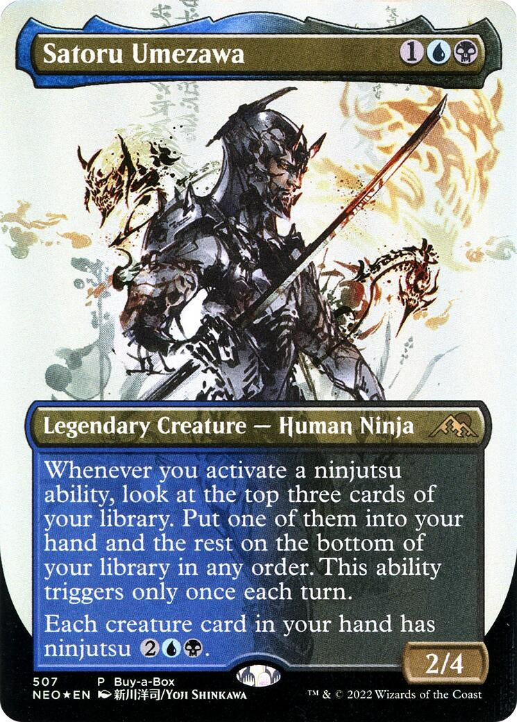 Image for Satoru Umezawa (507) [Buy-A-Box Promos] - Magic: The Gathering