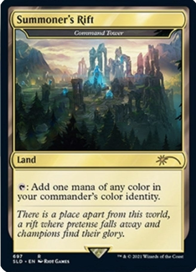 Image for Summoner's Rift - Command Tower (697) [Secret Lair Drop Series] - Magic: The Gathering