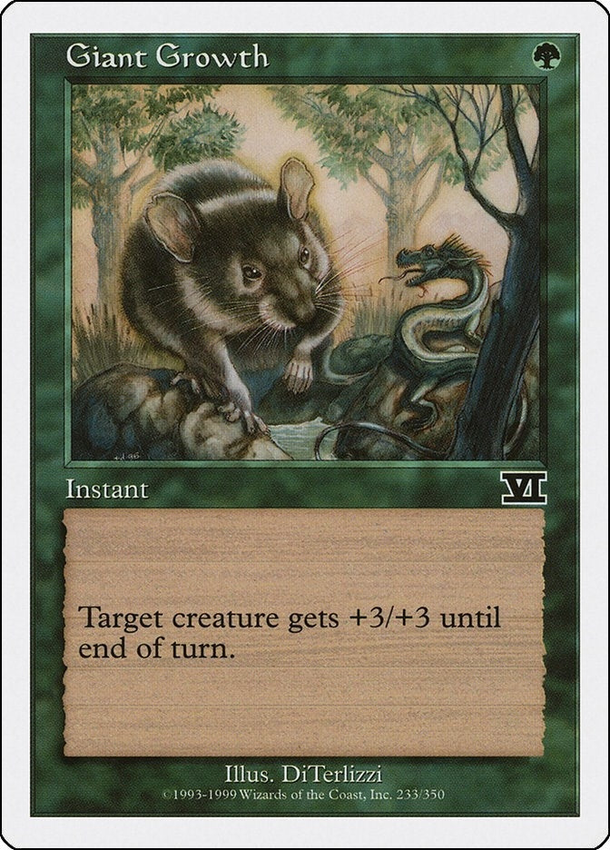 Image for Giant Growth (233) [Classic Sixth Edition] - Magic: The Gathering