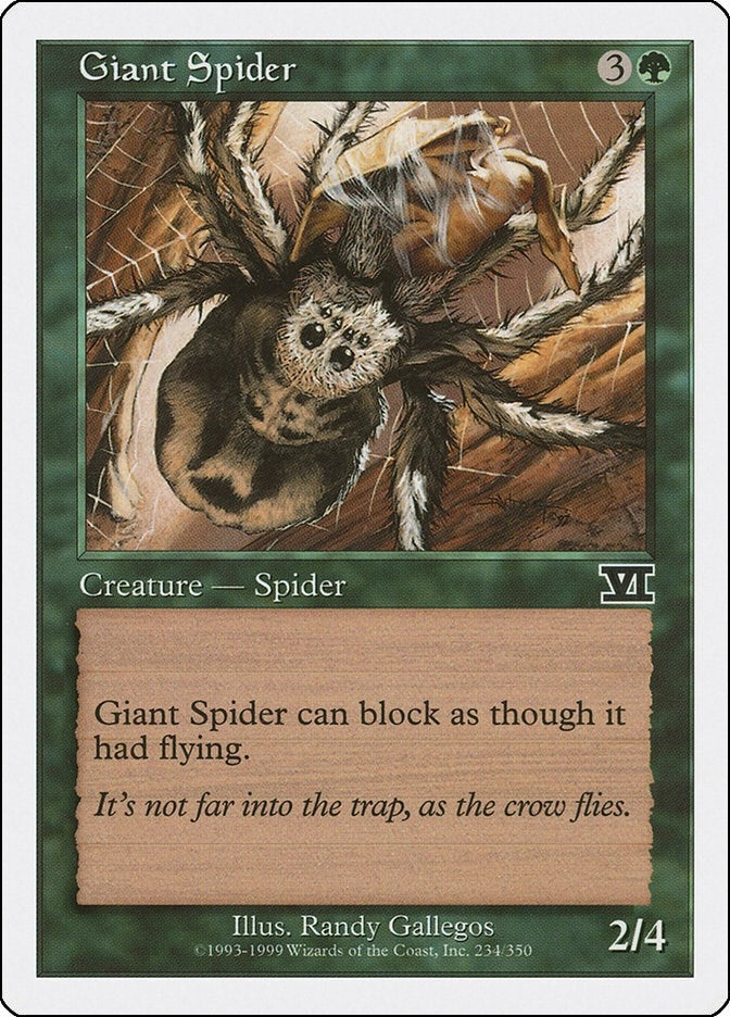 Image for Giant Spider (234) [Classic Sixth Edition] - Magic: The Gathering