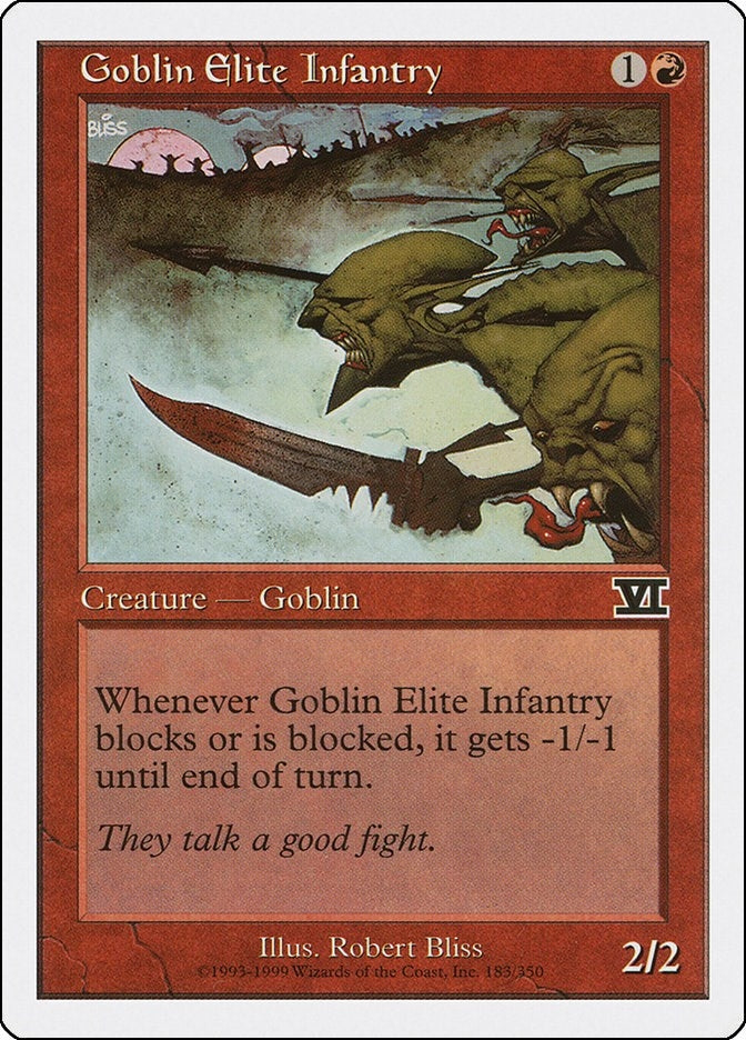 Image for Goblin Elite Infantry (183) [Classic Sixth Edition] - Magic: The Gathering
