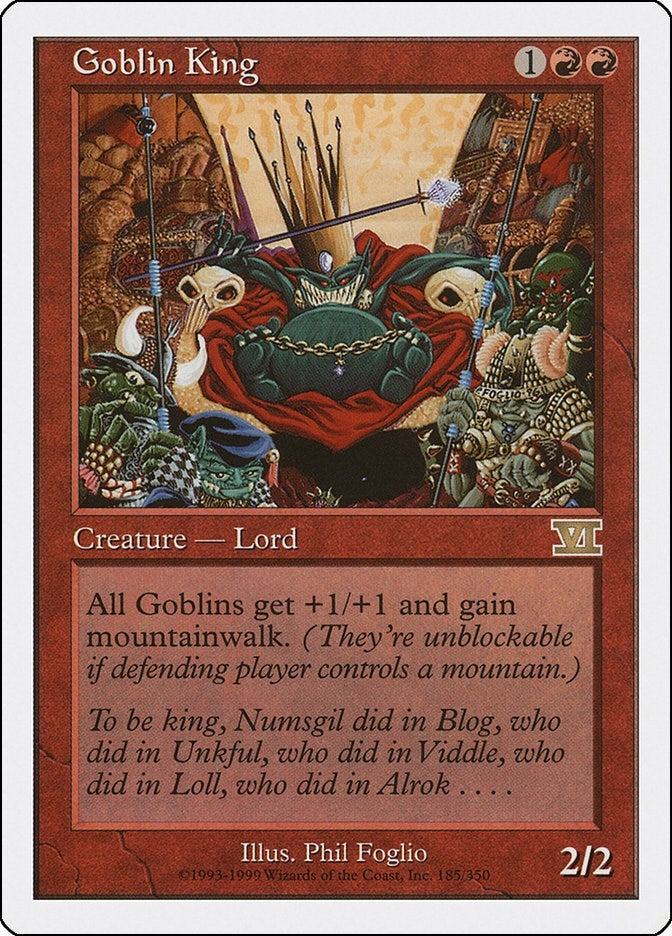 Image for Goblin King (185) [Classic Sixth Edition] - Magic: The Gathering