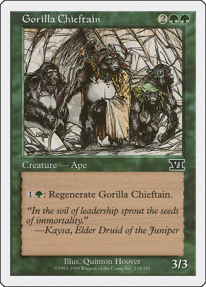 Image for Gorilla Chieftain (235) [Classic Sixth Edition] - Magic: The Gathering