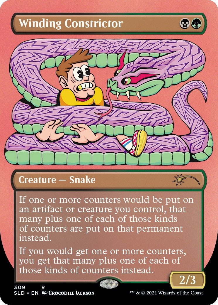 Image for Winding Constrictor (309) [Secret Lair Drop Series] - Magic: The Gathering