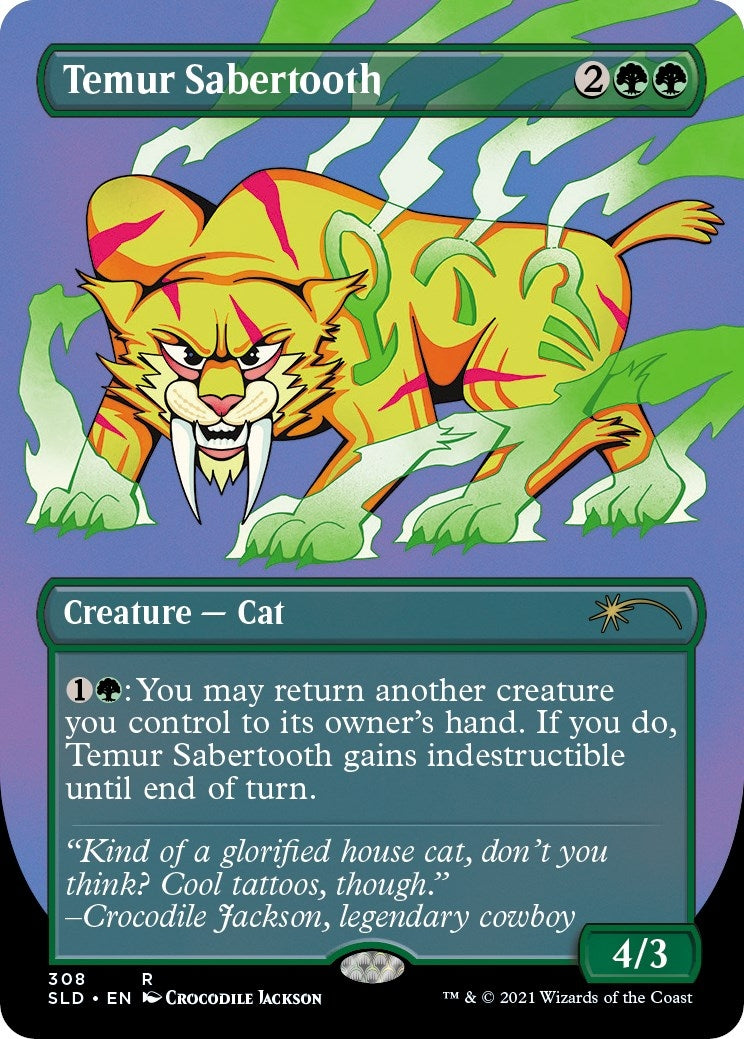 Image for Temur Sabertooth (308) [Secret Lair Drop Series] - Magic: The Gathering