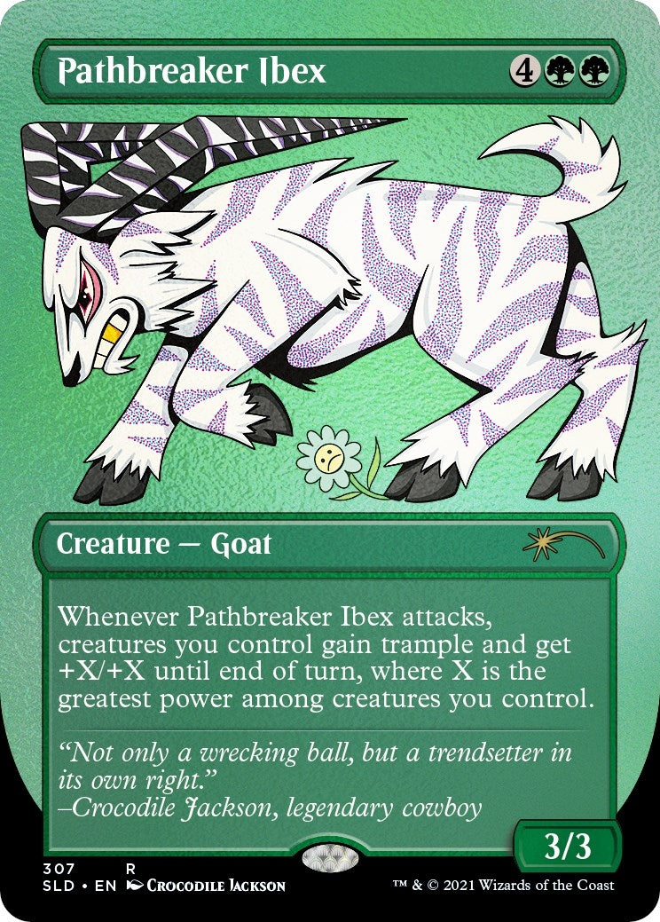 Image for Pathbreaker Ibex (Foil Etched) (307) [Secret Lair Drop Series] - Magic: The Gathering