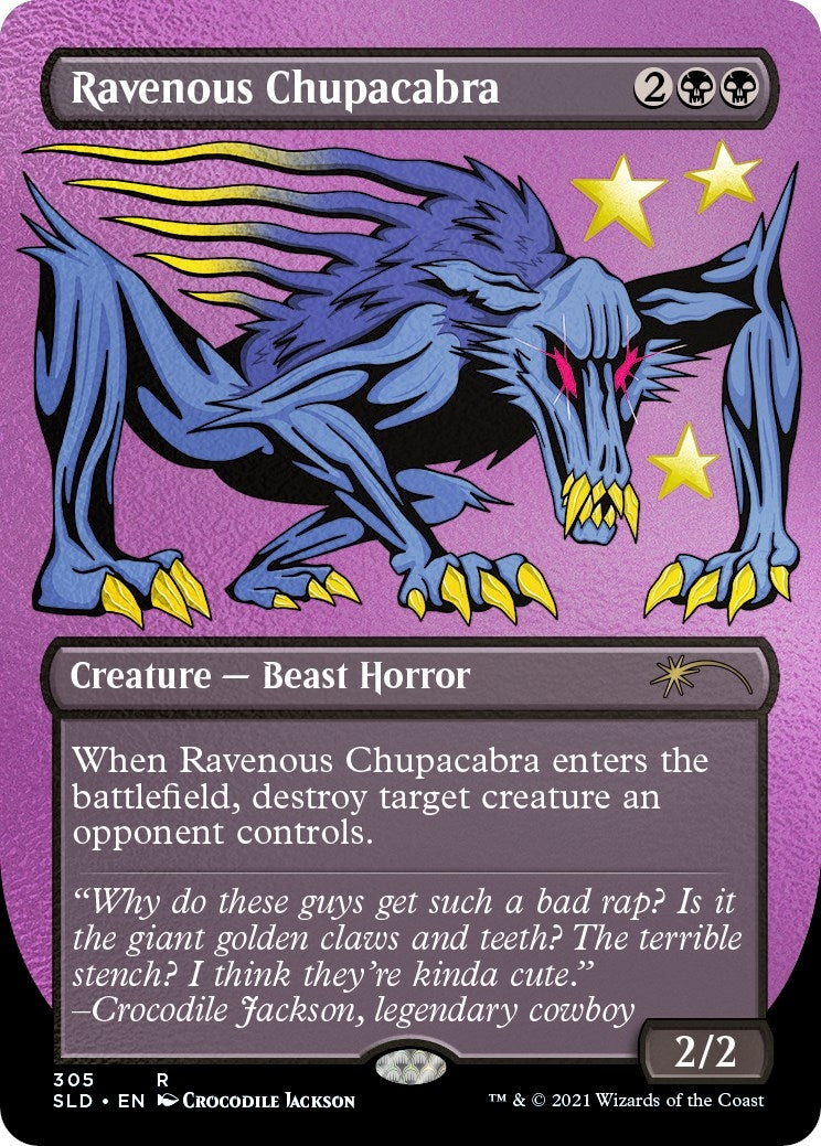 Ravenous Chupacabra (305) (Foil Etched) (305) [Secret Lair Drop Series]