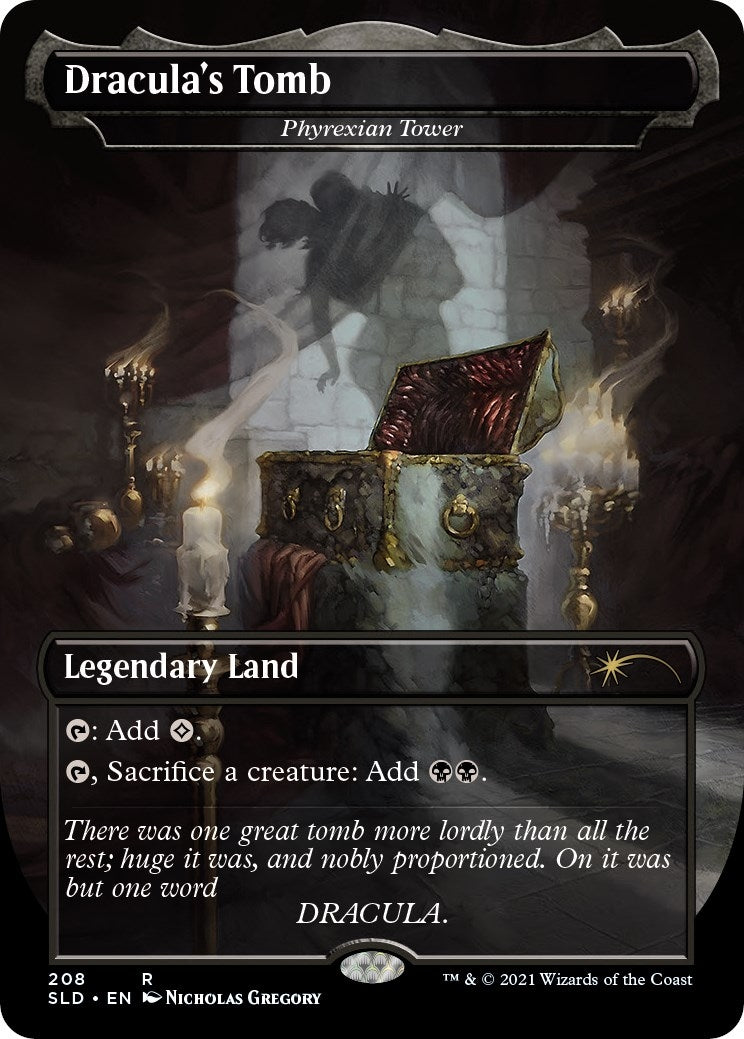 Image for Dracula's Tomb - Phyrexian Tower (208) [Secret Lair Drop Series] - Magic: The Gathering