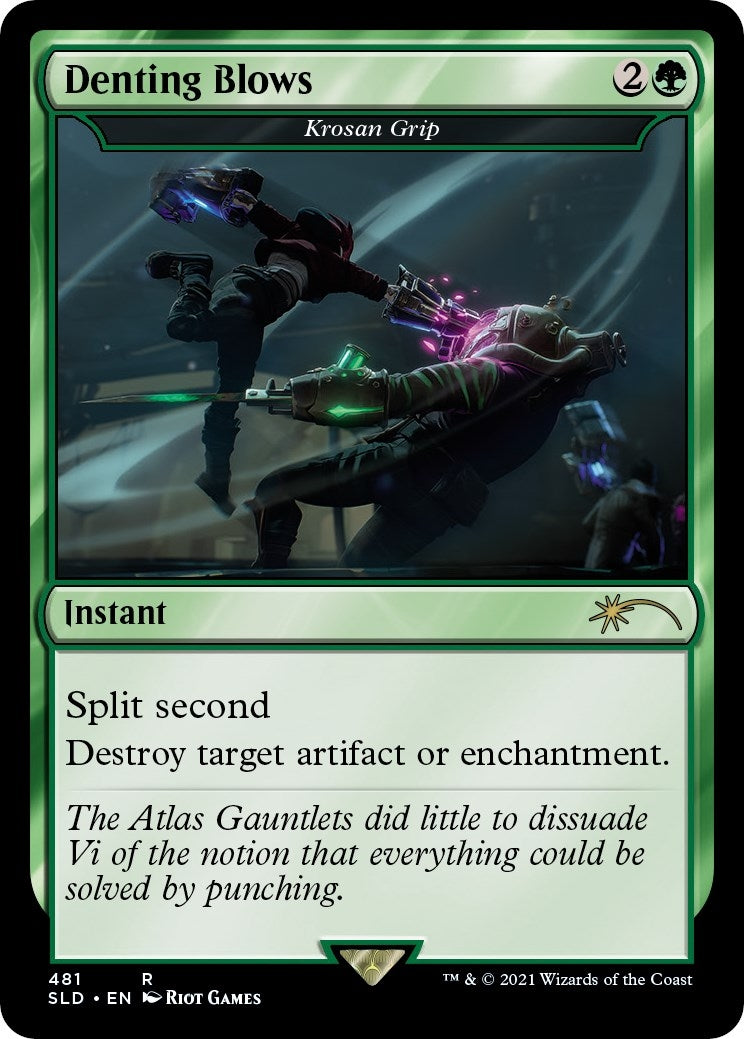 Image for Denting Blows - Krosan Grip (481) [Secret Lair Drop Series] - Magic: The Gathering
