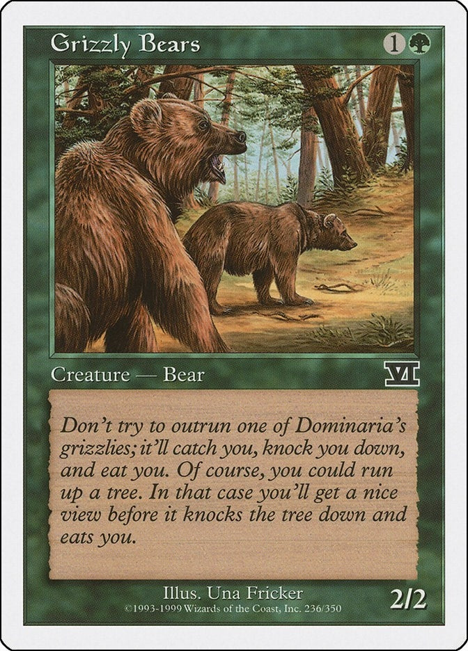 Image for Grizzly Bears (236) [Classic Sixth Edition] - Magic: The Gathering