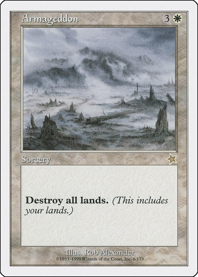 Image for Armageddon (6) [Starter 1999] - Magic: The Gathering