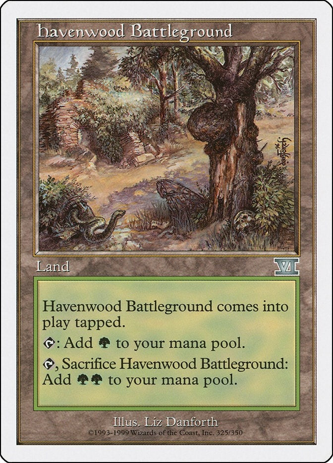 Image for Havenwood Battleground (325) [Classic Sixth Edition] - Magic: The Gathering