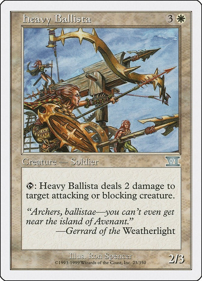 Image for Heavy Ballista (23) [Classic Sixth Edition] - Magic: The Gathering