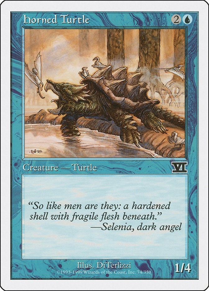 Image for Horned Turtle (74) [Classic Sixth Edition] - Magic: The Gathering