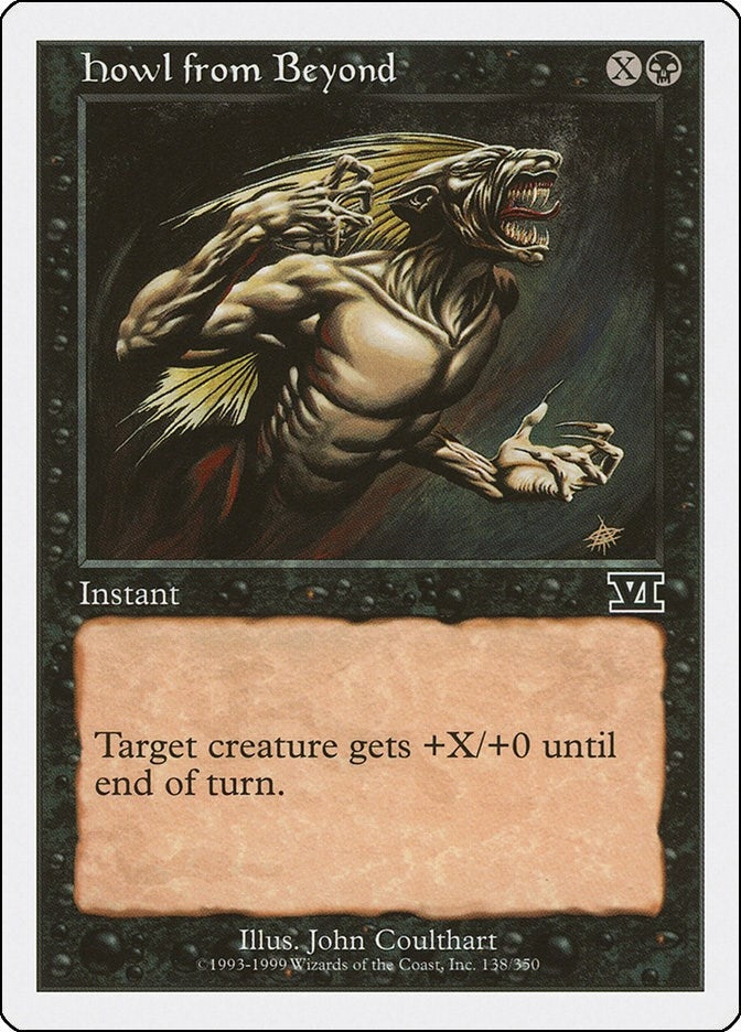 Image for Howl from Beyond (138) [Classic Sixth Edition] - Magic: The Gathering