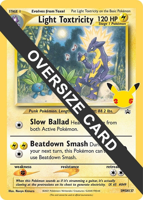 Image for Light Toxtricity - SWSH137 (SWSH137) [Jumbo Cards] - Pokemon