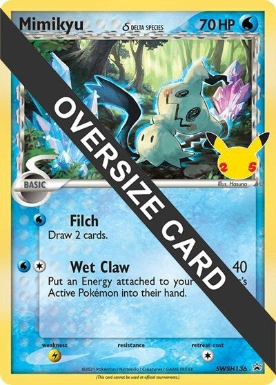 Image for Mimikyu (Delta Species) - SWSH136 (SWSH136) [Jumbo Cards] - Pokemon