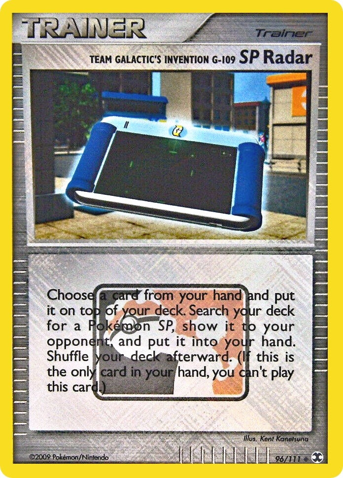 Image for Team Galactic's Invention G-109 SP Radar - 96/111 (League Promo) (096/111) [League & Championship Cards] - Pokemon