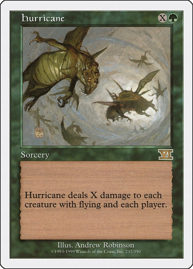 Image for Hurricane (237) [Classic Sixth Edition] - Magic: The Gathering