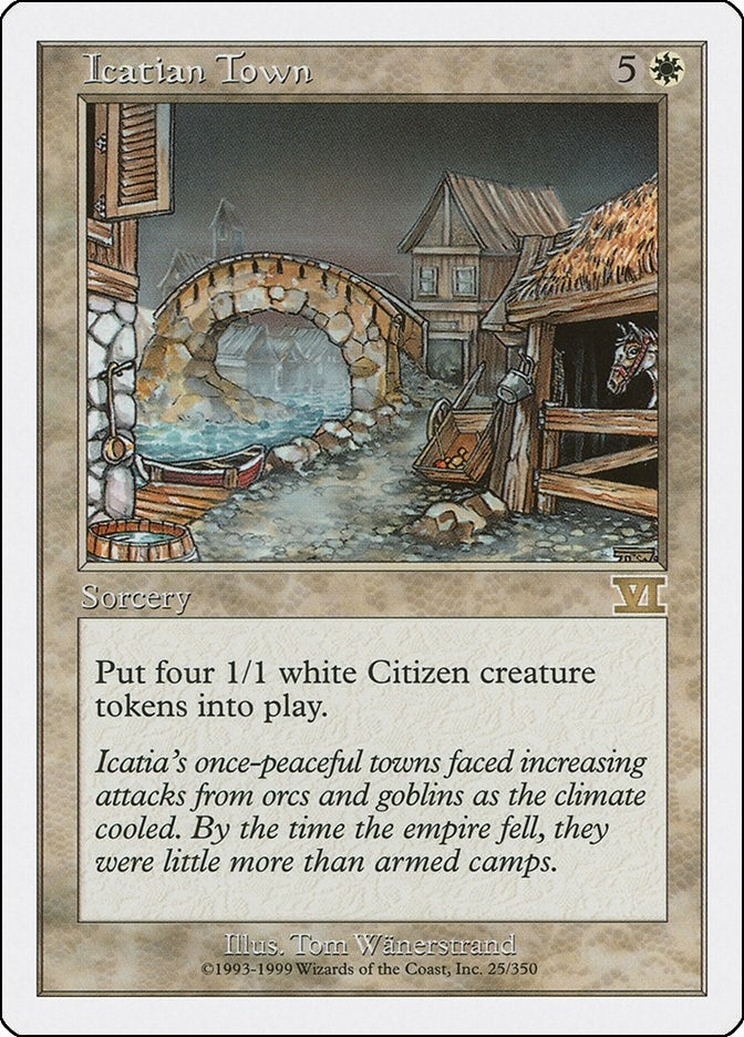 Image for Icatian Town (25) [Classic Sixth Edition] - Magic: The Gathering