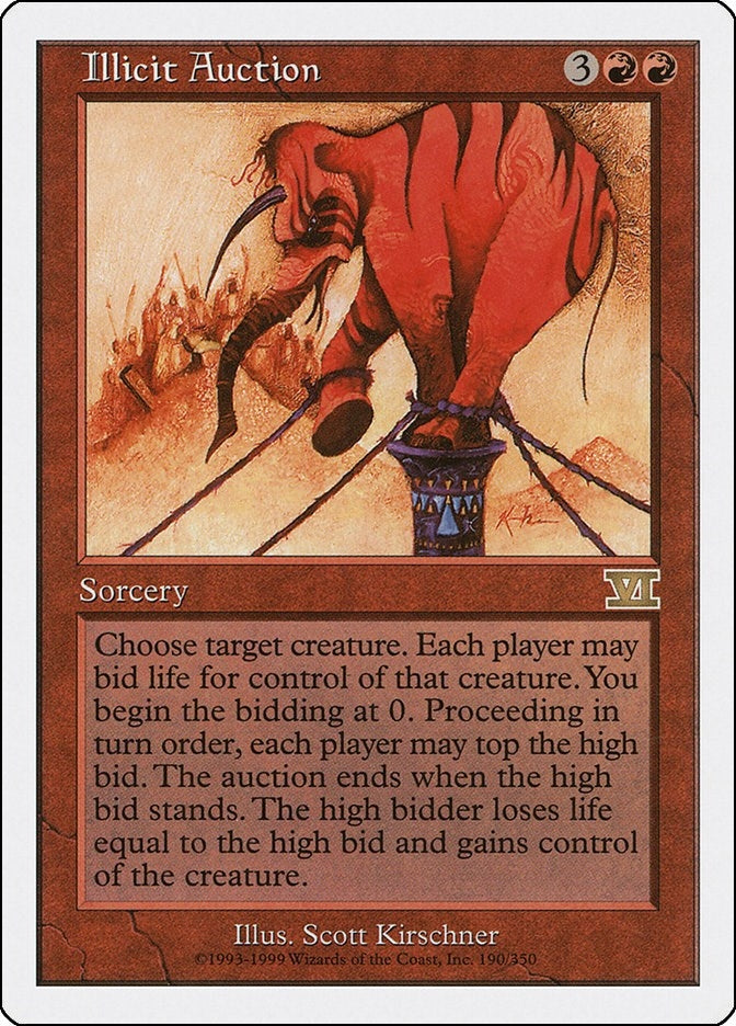 Image for Illicit Auction (190) [Classic Sixth Edition] - Magic: The Gathering