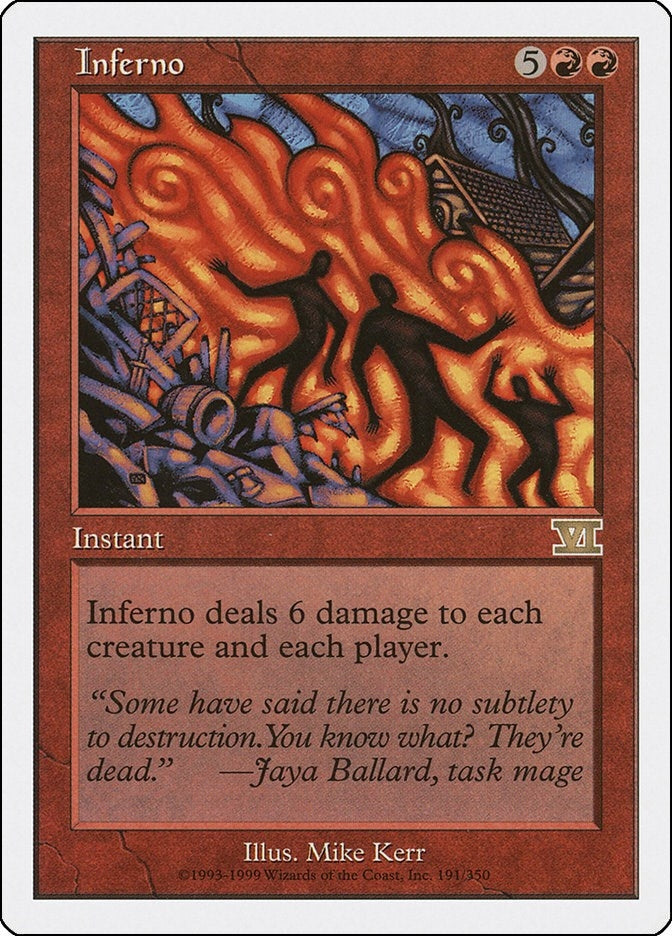 Image for Inferno (191) [Classic Sixth Edition] - Magic: The Gathering