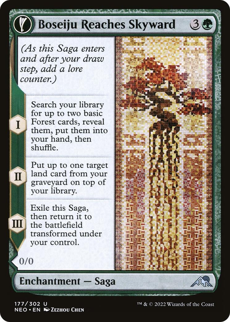 Image for Boseiju Reaches Skyward (177) [Kamigawa: Neon Dynasty] - Magic: The Gathering