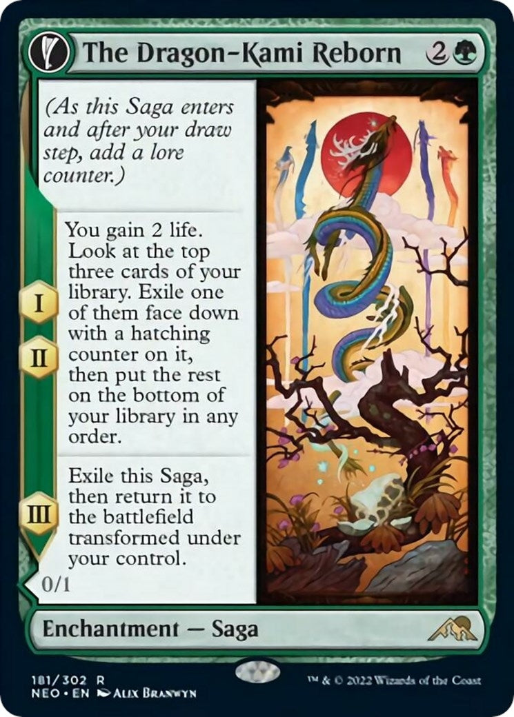Image for The Dragon-Kami Reborn (181) [Kamigawa: Neon Dynasty] - Magic: The Gathering