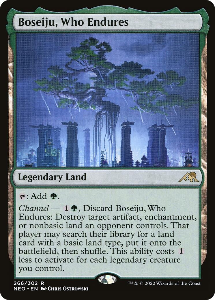 Image for Boseiju, Who Endures (266) [Kamigawa: Neon Dynasty] - Magic: The Gathering