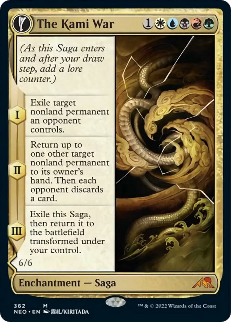 Image for The Kami War (Showcase) (362) [Kamigawa: Neon Dynasty] - Magic: The Gathering