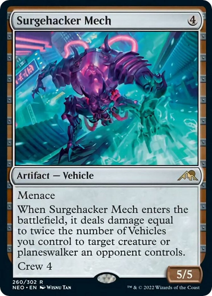 Image for Surgehacker Mech (260) [Kamigawa: Neon Dynasty] - Magic: The Gathering