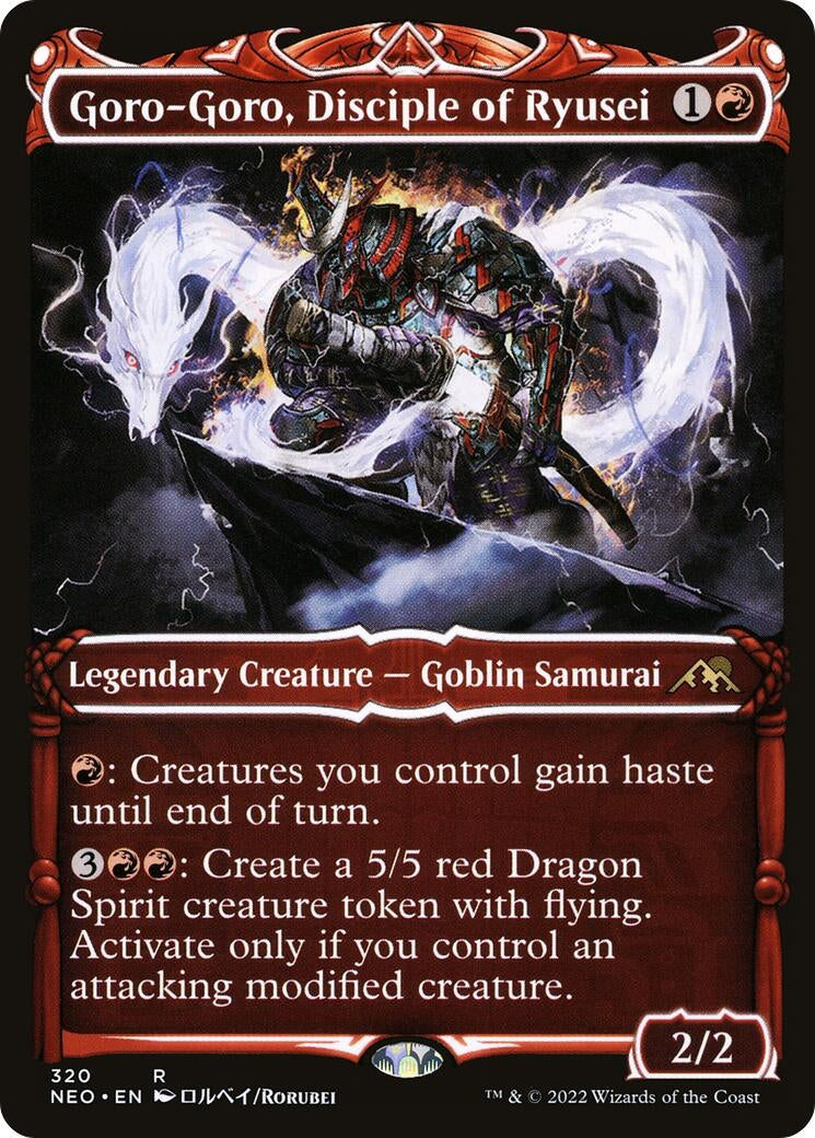 Image for Goro-Goro, Disciple of Ryusei (Showcase) (320) [Kamigawa: Neon Dynasty] - Magic: The Gathering