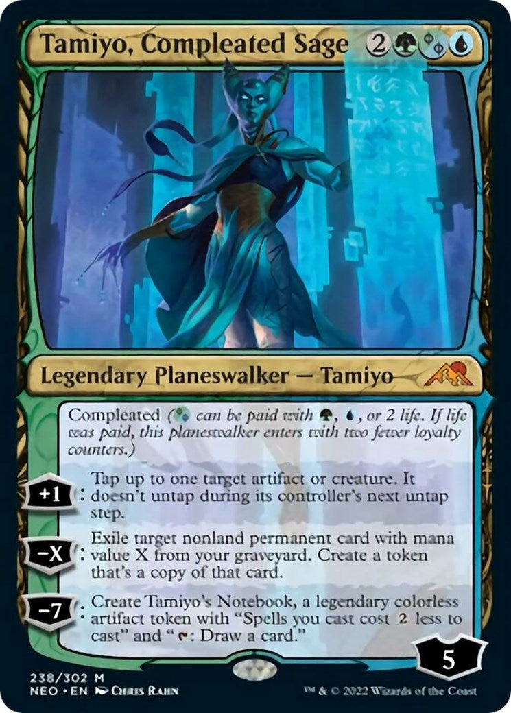 Image for Tamiyo, Compleated Sage (238) [Kamigawa: Neon Dynasty] - Magic: The Gathering